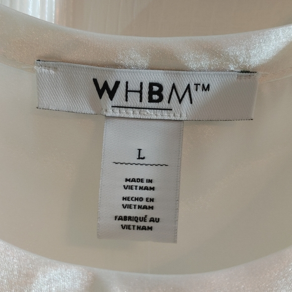 WHBM shell, off-white, size L. - Picture 2 of 6